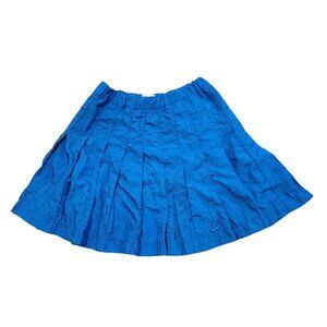 Nike Blue Nylon‎ Swish Pleated Tennis Skirt XXS XS Sport Athleisure Vintage